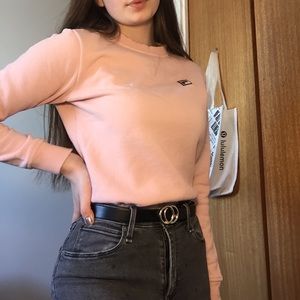 BABY PINK FILA CREWNECK SWEATER